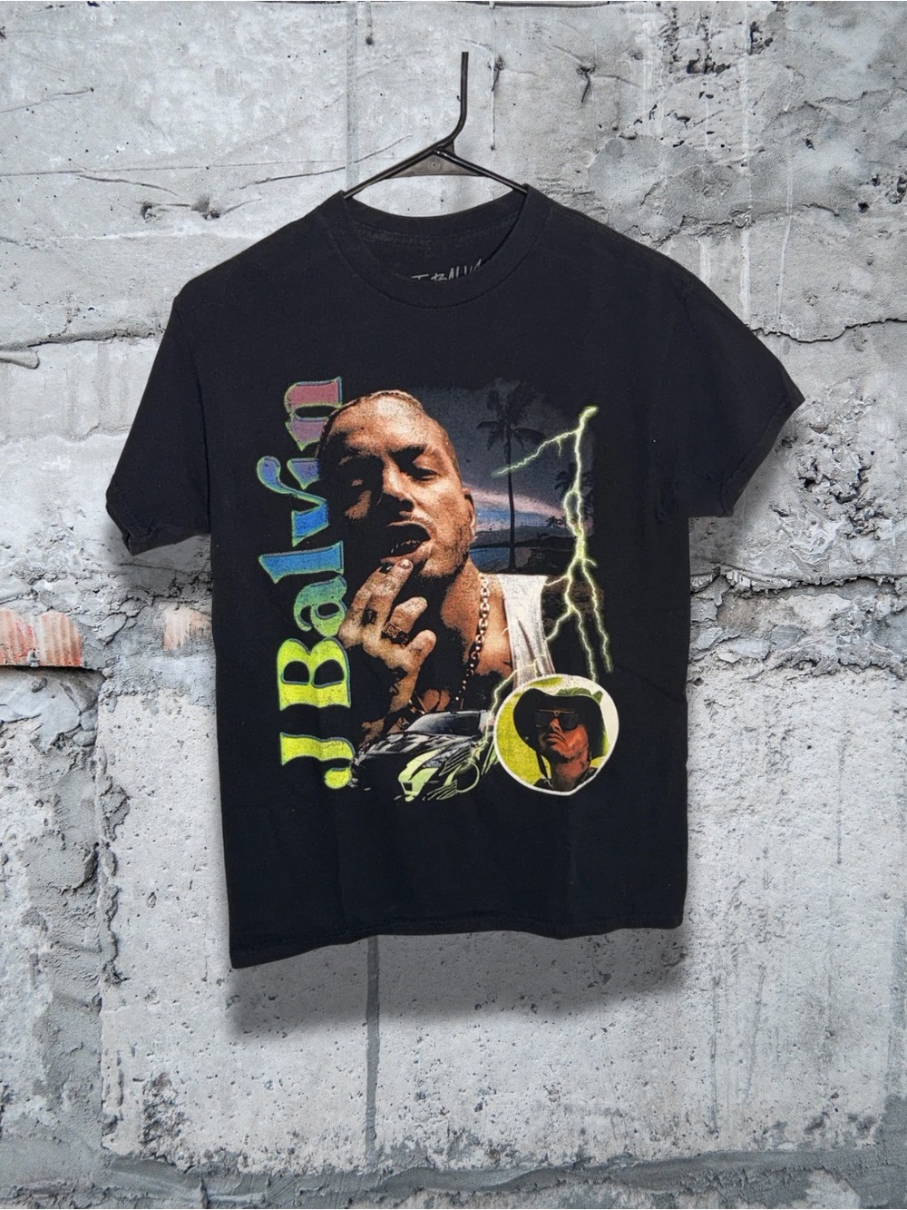 Black Graphic Short Sleeve Tee